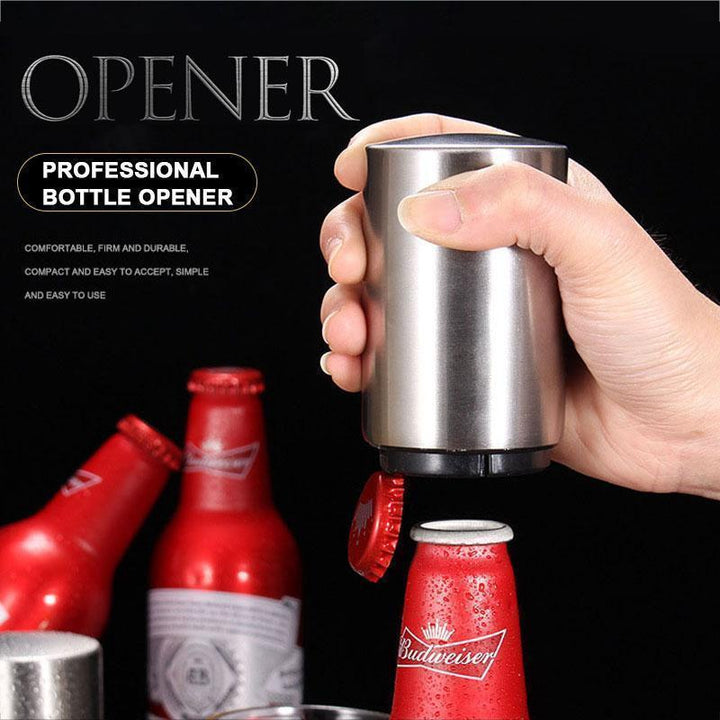 Openara – Automatic Stainless Steel Bottle Opener