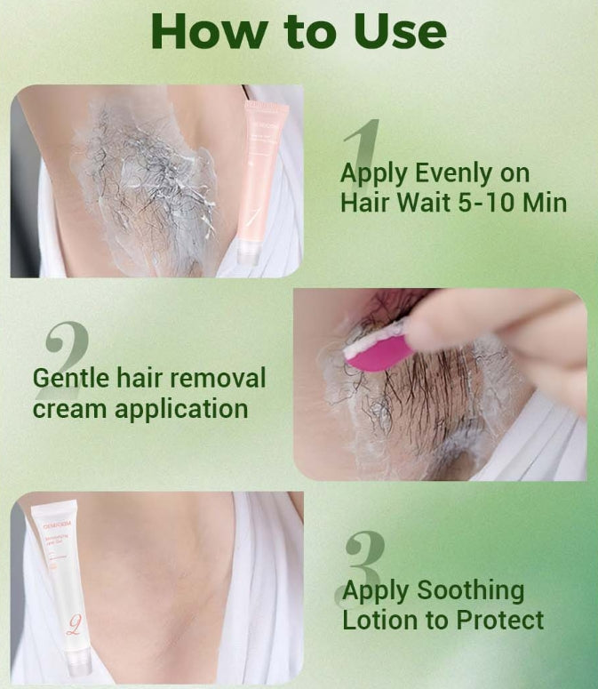 Velmira - 2 Step Hair Removal Cream &amp; Soothing Gel Kit