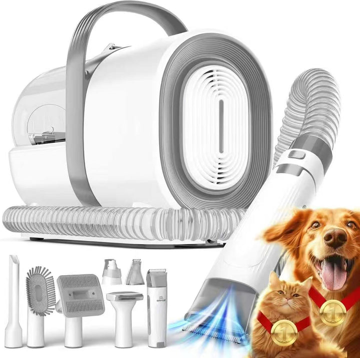 Furvana - Pet Grooming Vacuum Kit with Clipper &amp; Nail Grinder