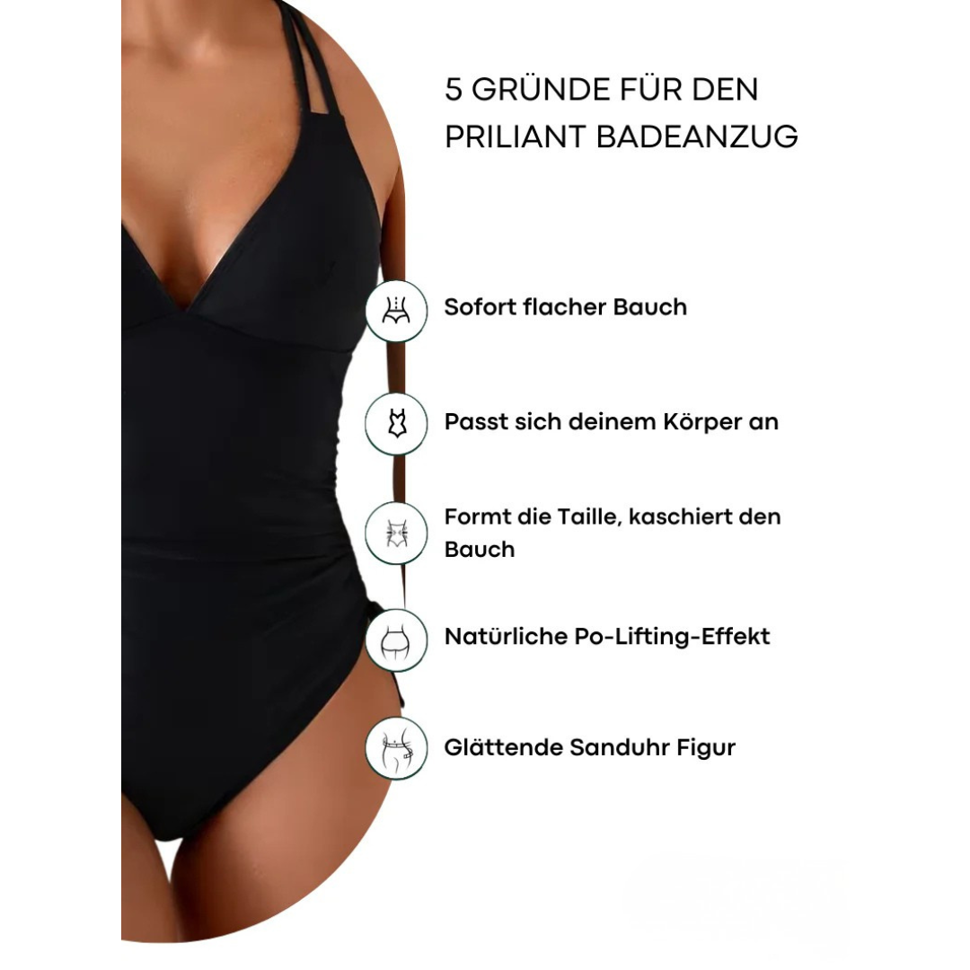 Solévia™ Figure-Shaping Swimsuit with Tummy Control and Adjustable Fit