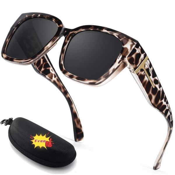 Lena™ Over-the-Glass Sunglasses | Polarized &amp; UV400 with Floral Frame