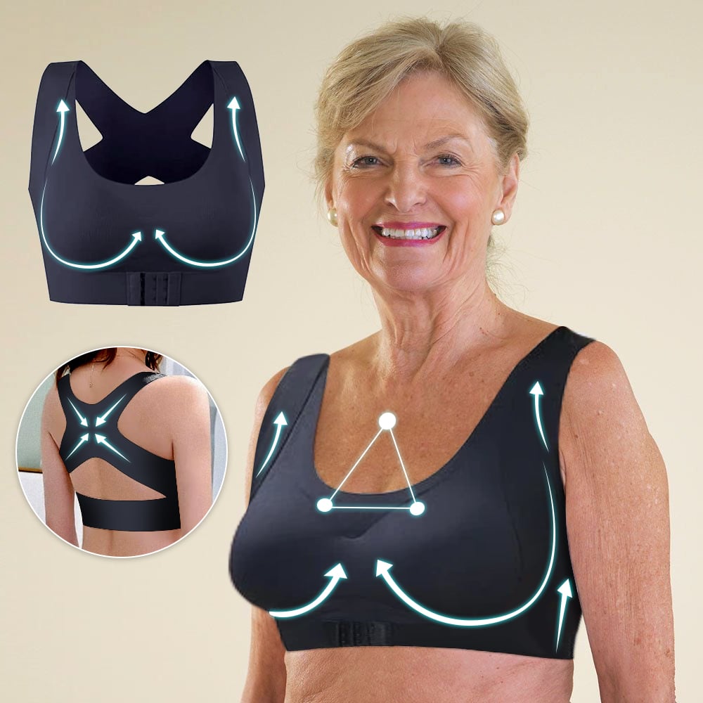 AlignLift™ Seamless Comfort Bra with Posture Support and Front Closure