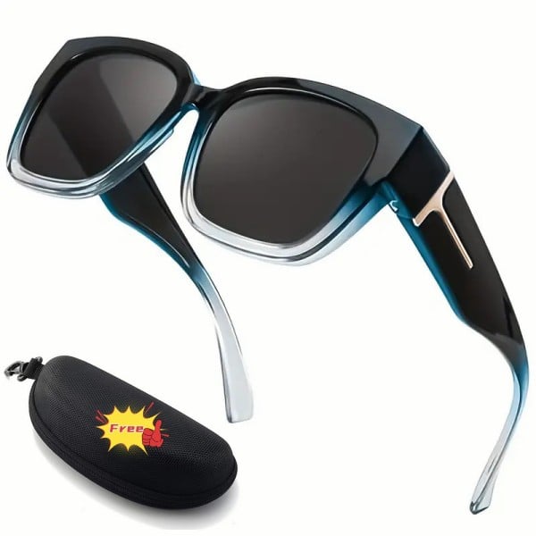Lena™ Over-the-Glass Sunglasses | Polarized &amp; UV400 with Floral Frame