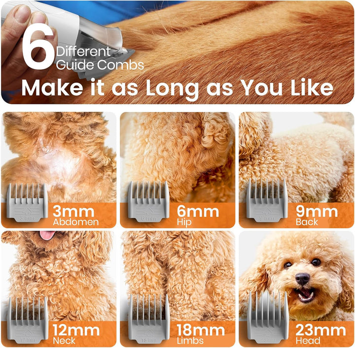 Furvana - Pet Grooming Vacuum Kit with Clipper &amp; Nail Grinder