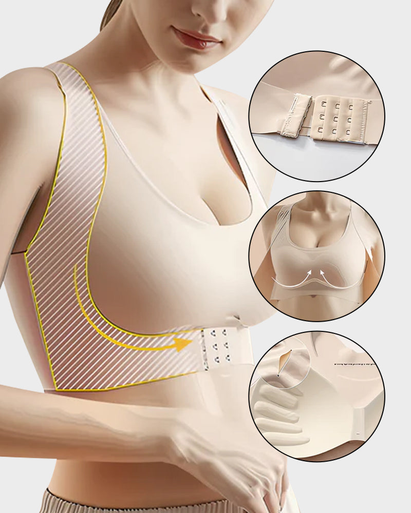 AlignLift™ Seamless Comfort Bra with Posture Support and Front Closure