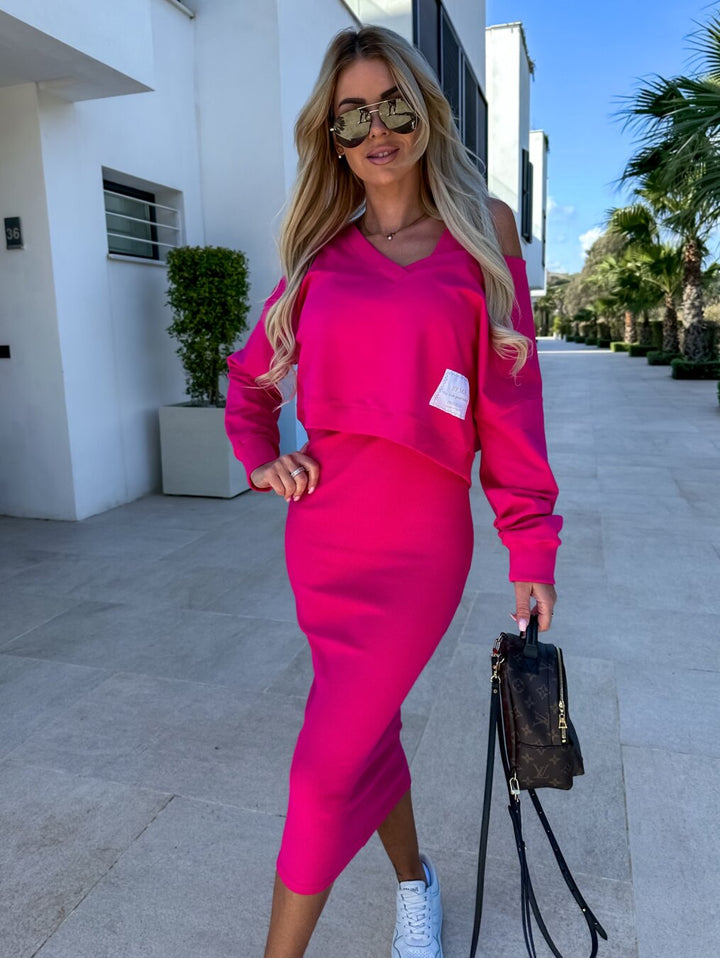 Charissa™ - Casual Sweatshirt and Dress Set