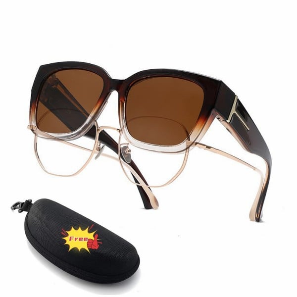 Lena™ Over-the-Glass Sunglasses | Polarized &amp; UV400 with Floral Frame