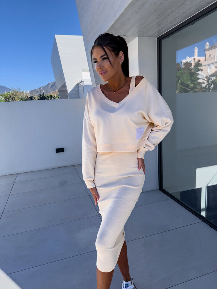 Charissa™ - Casual Sweatshirt and Dress Set