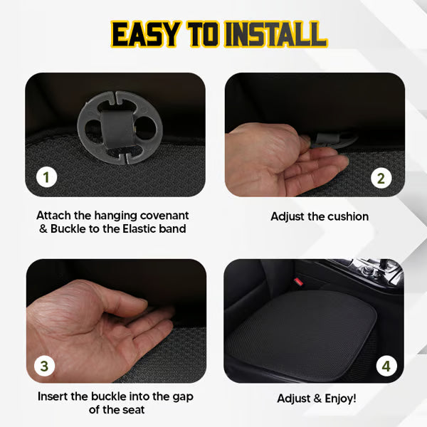 Aireva - Breathable Anti Slip Car Seat Cushions