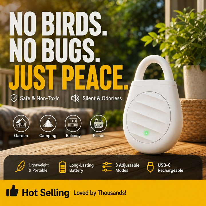Sonavia - Portable Ultrasonic Pest Repeller Keychain