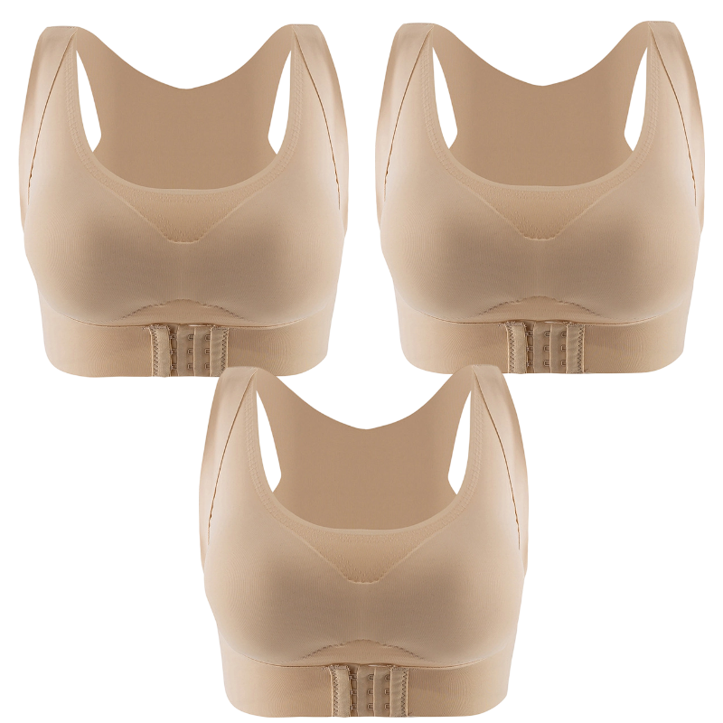 AlignLift™ Seamless Comfort Bra with Posture Support and Front Closure