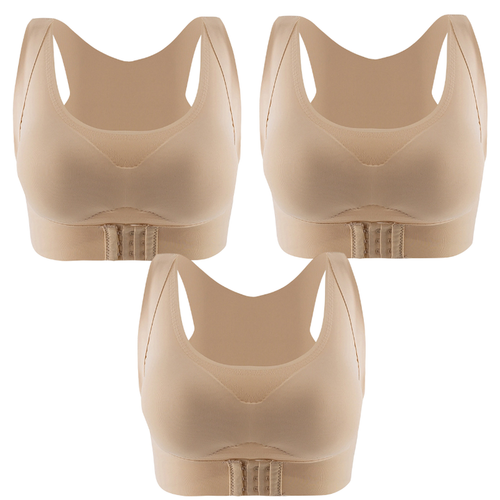 AlignLift™ Seamless Comfort Bra with Posture Support and Front Closure