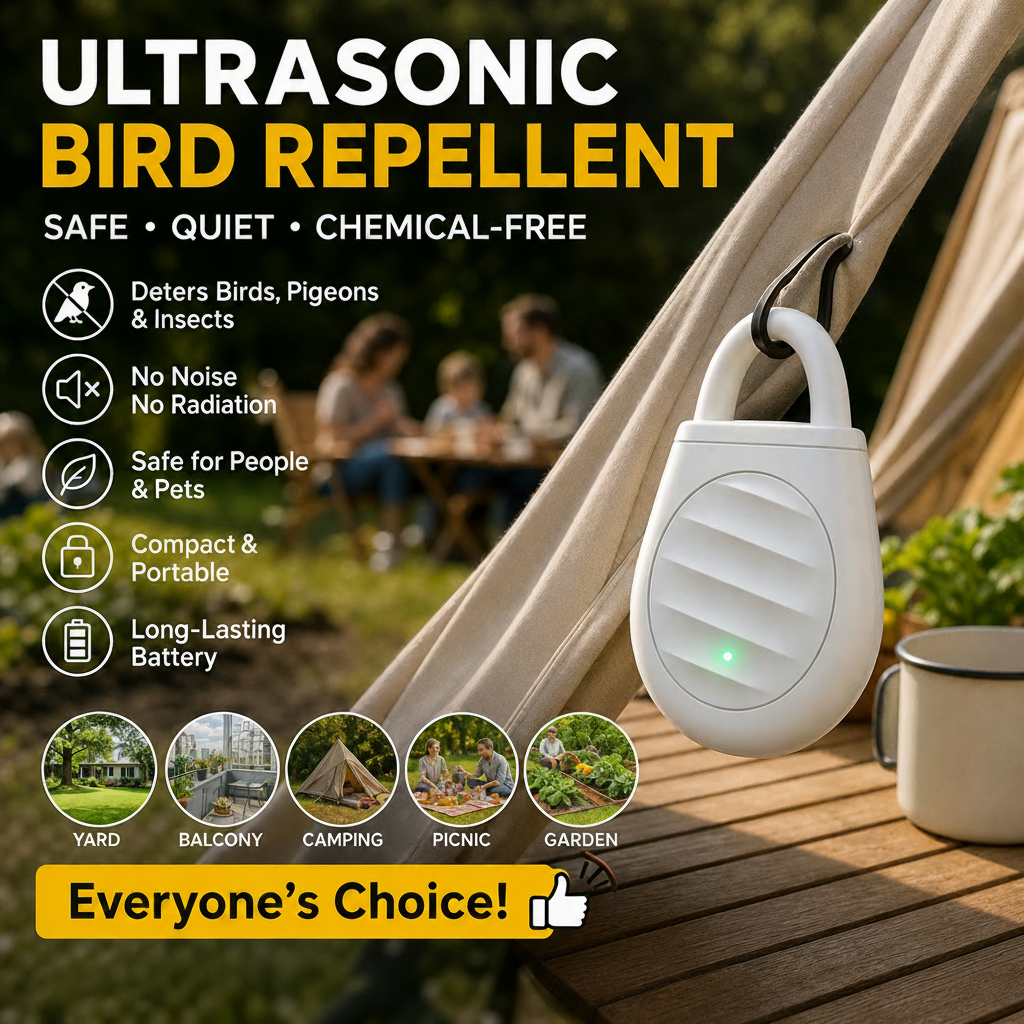 Sonavia - Portable Ultrasonic Pest Repeller Keychain