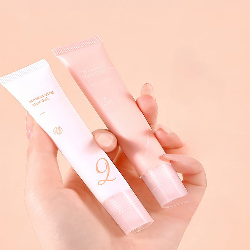 Velmira - 2 Step Hair Removal Cream &amp; Soothing Gel Kit