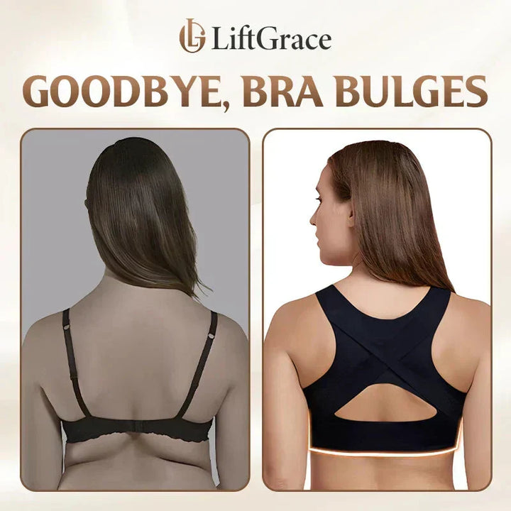 AlignLift™ Seamless Comfort Bra with Posture Support and Front Closure