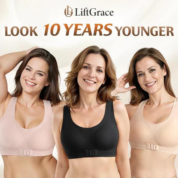 AlignLift™ Seamless Comfort Bra with Posture Support and Front Closure