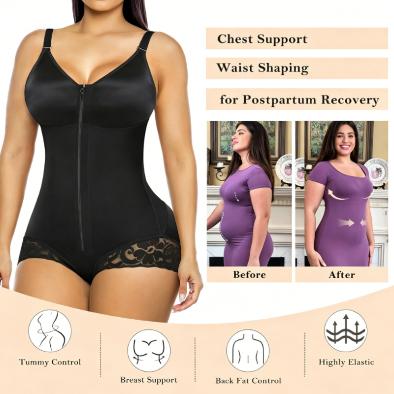ShapeLuxe™ Tummy-Control Shaping Bodysuit with Butt Lift and Firm Support