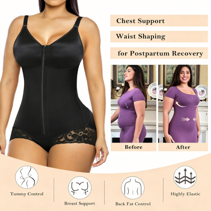 ShapeLuxe™ Tummy-Control Shaping Bodysuit with Butt Lift and Firm Support