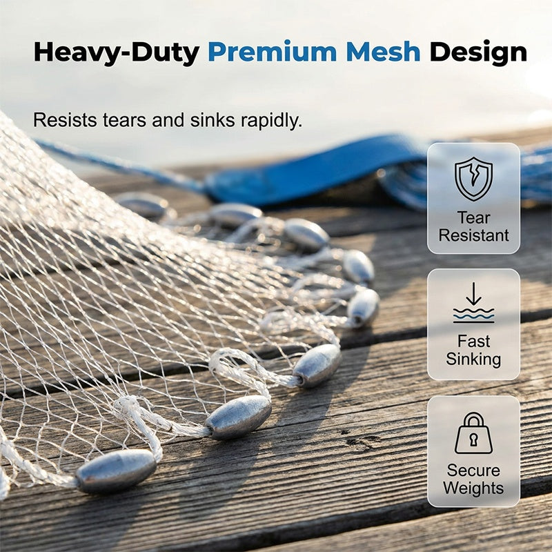 Castara – Easy Throw Premium Fishing Cast Net