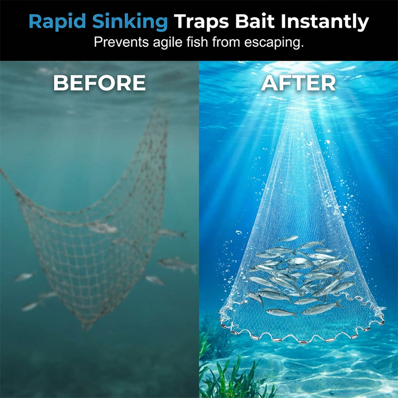 Castara – Easy Throw Premium Fishing Cast Net