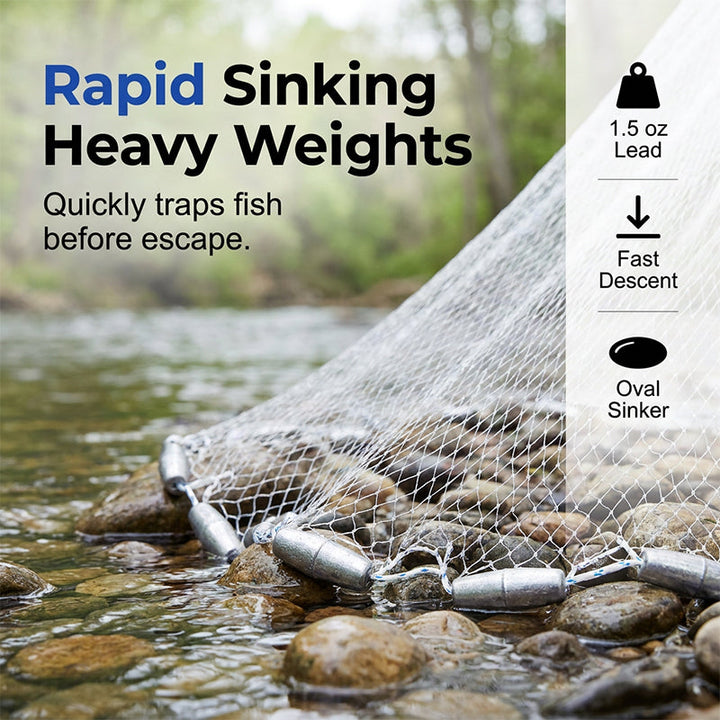 Castara – Easy Throw Premium Fishing Cast Net
