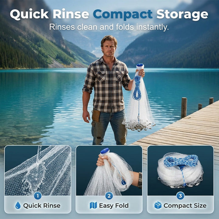 Castara – Easy Throw Premium Fishing Cast Net
