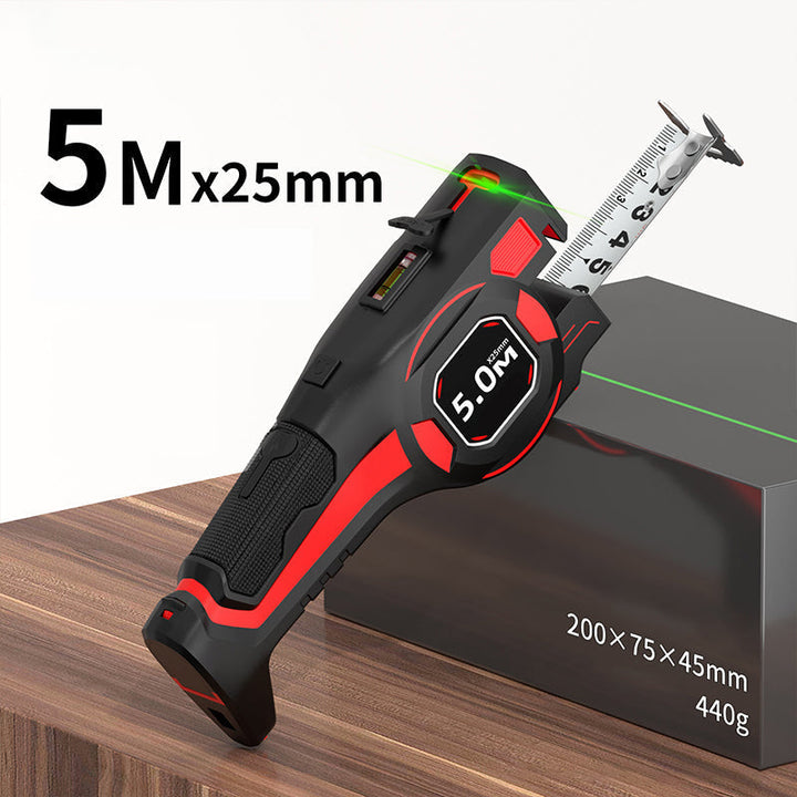 Alignova - 2-in-1 Laser Guide Tape Measure