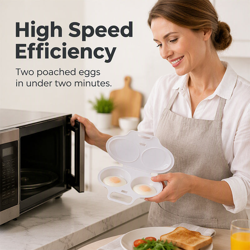 Eggella – Dual Cavity Microwave Egg Poacher