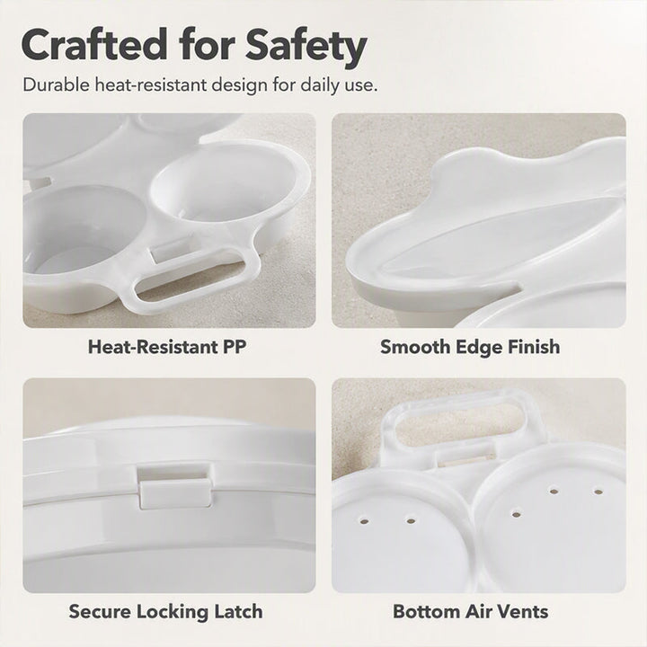 Eggella – Dual Cavity Microwave Egg Poacher