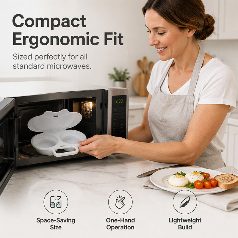 Eggella – Dual Cavity Microwave Egg Poacher