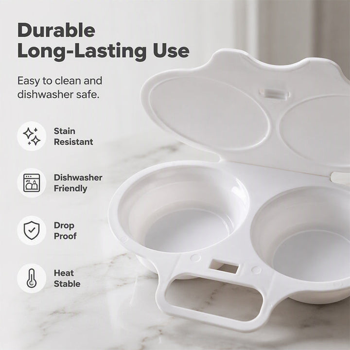 Eggella – Dual Cavity Microwave Egg Poacher