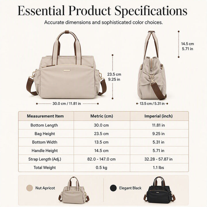Marévia – Pleated Pocket Canvas Everyday Tote