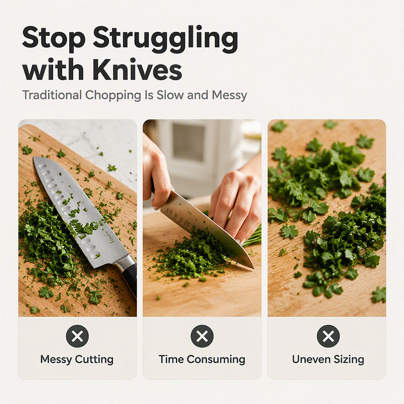 Herbelle - 5 Blade Kitchen Herb Scissors