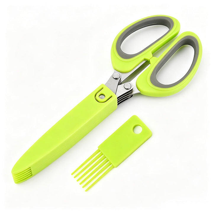 Herbelle - 5 Blade Kitchen Herb Scissors