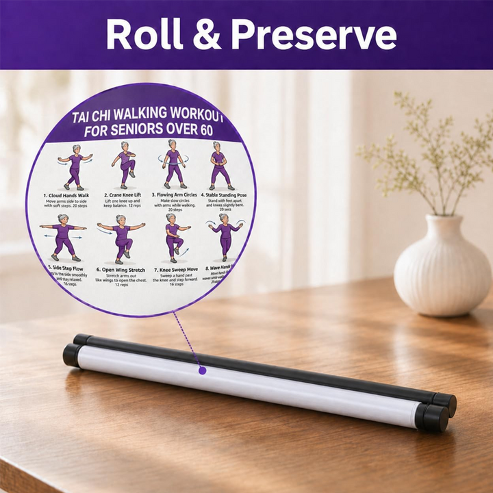 Zenovia - Tai Chi Workout Poster for Seniors