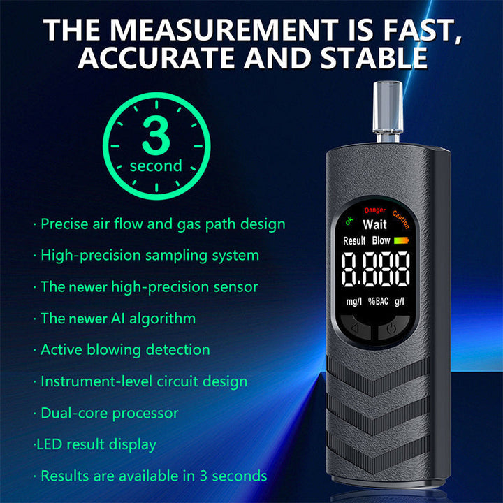 Alcora - Rechargeable Digital Breath Alcohol Tester