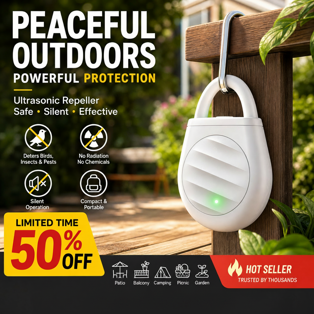 Sonavia - Portable Ultrasonic Pest Repeller Keychain